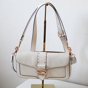 COACH GEORGIE SHOULDER BAG IN OFF WHITE